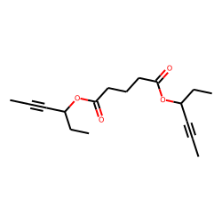 Glutaric acid, di(hex-4-yn-3-yl) ester