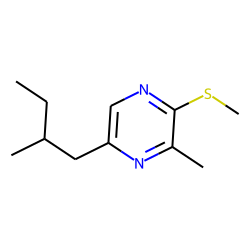 Pyrazine, 3-methyl-5-(2-methylbutyl)-2-(methylthio)
