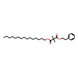 Dimethylmalonic acid, pentadecyl 2-phenethyl ester