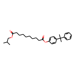 Sebacic acid, isobutyl 4-(2-phenylpropyl-2)-phenyl ester