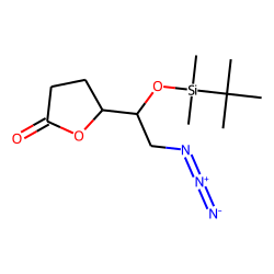 6-Azido-5-tert-butyldiphenylsilyloxy-2,3,6-trideoxy-D-threo-hexofuranose