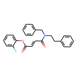 Fumaric acid, monoamide, N-benzyl-N-phenethyl-, 2-fluorophenyl ester