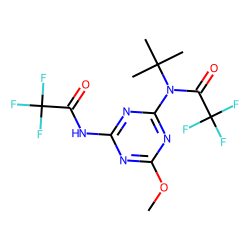 N-tert-Butyl-N,N'-bis(trifluoroacetyl)-6-methoxy-1,3,5-triazine-2,4-diamine