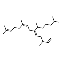 2,6,10,14-Tetramethyl-9-(3-methyl-pent-4-enylidene)-pentadeca-2,6(trans)-diene