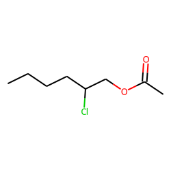 1-Hexanol, 2-chloro, acetate