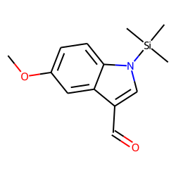 Indole-3-carboxaldehyde, 5-methoxy, TMS