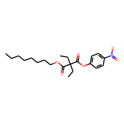 Diethylmalonic acid, 4-nitrophenyl octyl ester