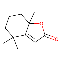 2(4H)-Benzofuranone, 5,6,7,7a-tetrahydro-4,4,7a-trimethyl-, (R)-