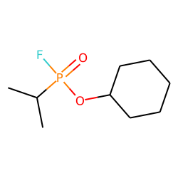 Phosphonofluoridic acid, (1-methylethyl)-, cyclohexyl ester