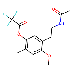 2,5-Dimethoxy-4-methyl-«beta»-phenethylamine-M (O-desmethyl-N-acetyl-), TFA, II