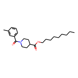 Isonipecotic acid, N-(3-methylbenzoyl)-, nonyl ester