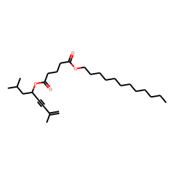 Glutaric acid, 2,7-dimethyloct-5-yn-7-en-4-yl dodecyl ester
