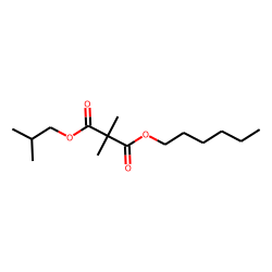 Dimethylmalonic acid, hexyl isobutyl ester