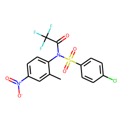 4-Chloro-N-(2-methyl-4-nitrophenyl)-benzenesulfonamide, N-trifluoroacetyl-