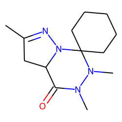 4,5,6,7-Tetrahydropyrazolo[1,5-d][1,2,4]-triazin-4-one, 2,5,6-trimethyl-7,7-pentamethylene