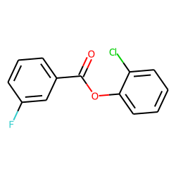 3-Fluorobenzoic acid, 2-chlorophenyl ester