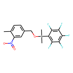 (4-Methyl-3-nitrophenyl)methanol, dimethylpentafluorophenylsilyl ether