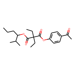 Diethylmalonic acid, 4-acetylphenyl 2-methylhex-3-yl ester