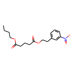 Glutaric acid, butyl 3-nitrophenethyl ester