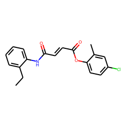 Fumaric acid, monoamide, N-(2-ethylphenyl)-, 4-chloro-2-methylphenyl ester