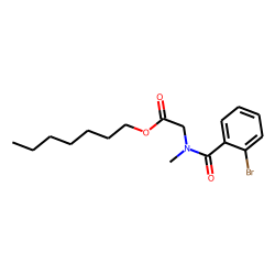Sarcosine, N-(2-bromobenzoyl)-, heptyl ester