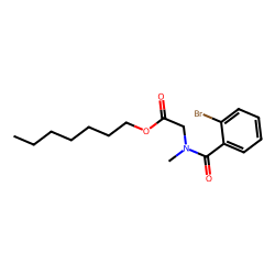 Sarcosine, n-(2-bromobenzoyl)-, heptyl ester