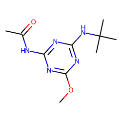 N-tert-Butyl-N'-acetyl-6-methoxy-1,3,5-triazine-2,4-diamine