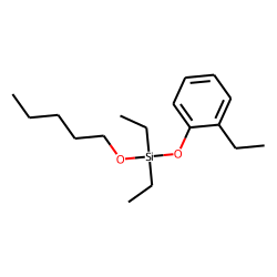 Silane, diethyl(2-ethylphenoxy)pentyloxy-