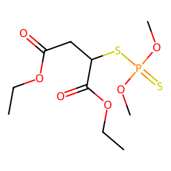 Butanedioic acid, [(dimethoxyphosphinothioyl)thio]-, diethyl ester