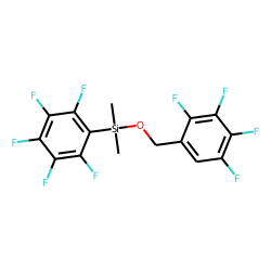 (2,3,4,5-Tetrafluorophenyl)methanol, dimethylpentafluorophenylsilyl ether