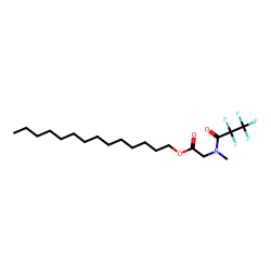 Sarcosine, N-pentafluoropropionyl-, tetradecyl ester