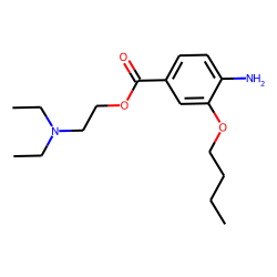 Benzoic acid, 4-amino-3-butoxy-, 2-(diethylamino)ethyl ester