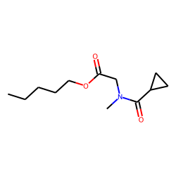 Sarcosine, N-cyclopropylcarbonyl-, pentyl ester