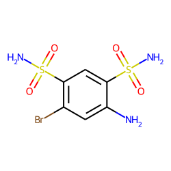 4-Amino-6-bromo-1,3-benzenedisulfonamide