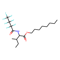 l-Isoleucine, n-heptafluorobutyryl-, octyl ester