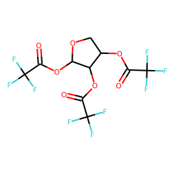 L-(+)-Threose, tris(trifluoroacetate) (isomer 2)