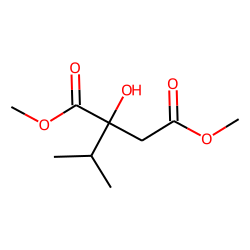 Butanedioic acid, 2-hydroxy-2-(1-methylethyl), dimethyl ester