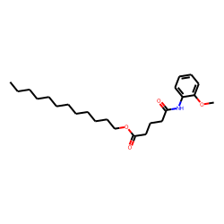 Glutaric acid, monoamide, N-(2-methoxyphenyl)-, dodecyl ester
