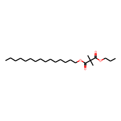 Dimethylmalonic acid, pentadecyl propyl ester