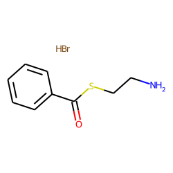 Benzoic acid, thio-, s-2-aminoethyl ester, hydrobromide