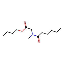 Sarcosine, N-hexanoyl-, butyl ester