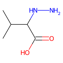 Butyric acid, 2-hydrazino-3-methyl-, d,l-alpha-