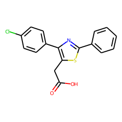 2-[4-(4-chlorophenyl)-2-phenyl-1,3-thiazol-5-yl]acetic acid