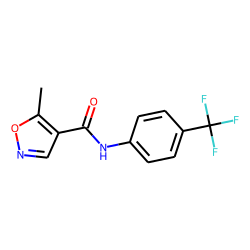 5-methyl-N-(4-(trifluoromethyl)phenyl)-4-isoxazolecarboxamide