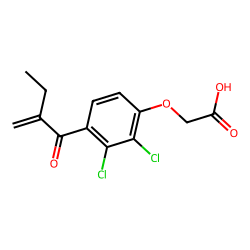 2-[2,3-dichloro-4-(2-methylidenebutanoyl)phenoxy]acetic acid