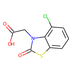 2-(4-chloro-2-oxo-1,3-benzothiazol-3-yl)acetic acid