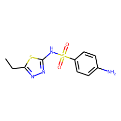 4-amino-N-(5-ethyl-1,3,4-thiadiazol-2-yl)benzenesulfonamide