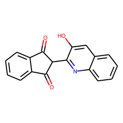 1H-indene-1,3(2H)-dione, 2-(3-hydroxy-2-quinolinyl)-