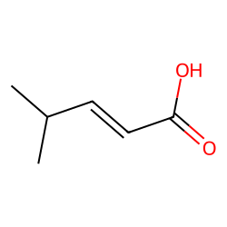 4-methyl-2-pentenoic acid