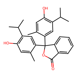 3,3-bis(4-hydroxy-2-methyl-5-propan-2-ylphenyl)-2-benzofuran-1-one